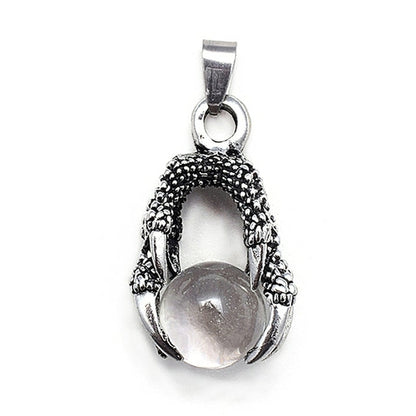Classic Domineering Dragon Claw Stainless Steel Necklace For Men Punk