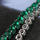 5MM Emerald Green TENNIS BRACELET by TRENDY