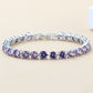 5MM TENNIS BRACELET AAA  Ocean Blue (Multiple Colors) CZ 925 SILVER