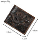 Fashion Genuine Leather Wallet 3d Dragon Embossed Purse Genuine