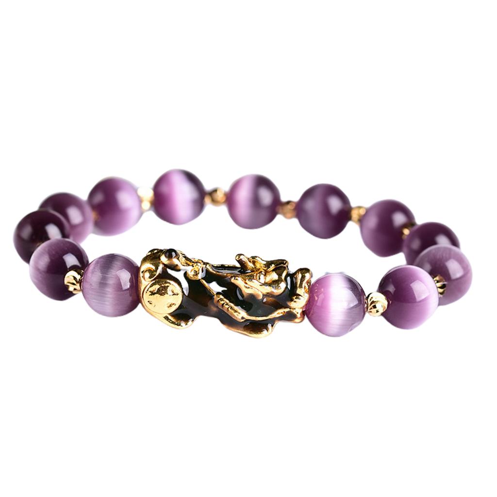 Feng Shui Obsidian Bead Bracelets Wealth Pixiu Bracelet Bring Lucky