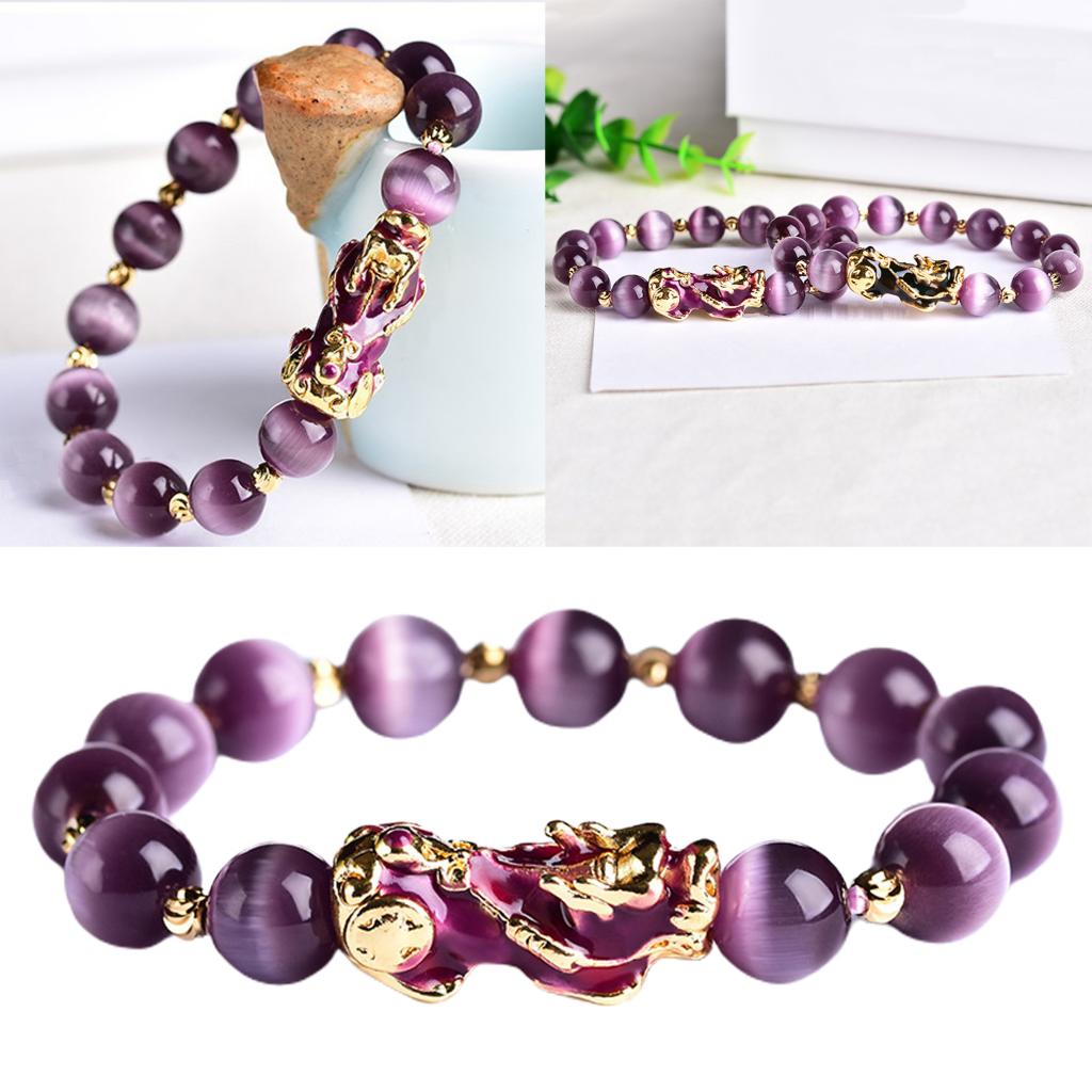 Feng Shui Obsidian Bead Bracelets Wealth Pixiu Bracelet Bring Lucky