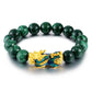 Feng Shui Obsidian Stone Beads Bracelet Men Women Unisex Wristband