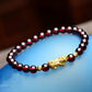 Feng Shui Obsidian Stone Beads Brave Troops Bracelet Men Women Unisex
