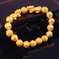 Fengshui Vietnam Shakin Pixiu Bracelets Natural Stone Golden Bead