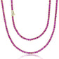 3MM TENNIS CHAIN PinkRuby by TRENDY