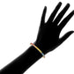 Rainbow  Elements Princess Cut Tennis Bracelet in 14K Gold Plating