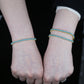 3MM PAVED TENNIS CHAIN turquoise (variety) by SWAYED
