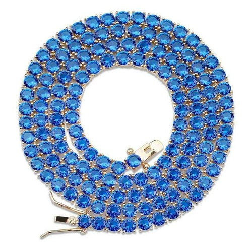4MM TENNIS CHAIN copper  A CZ