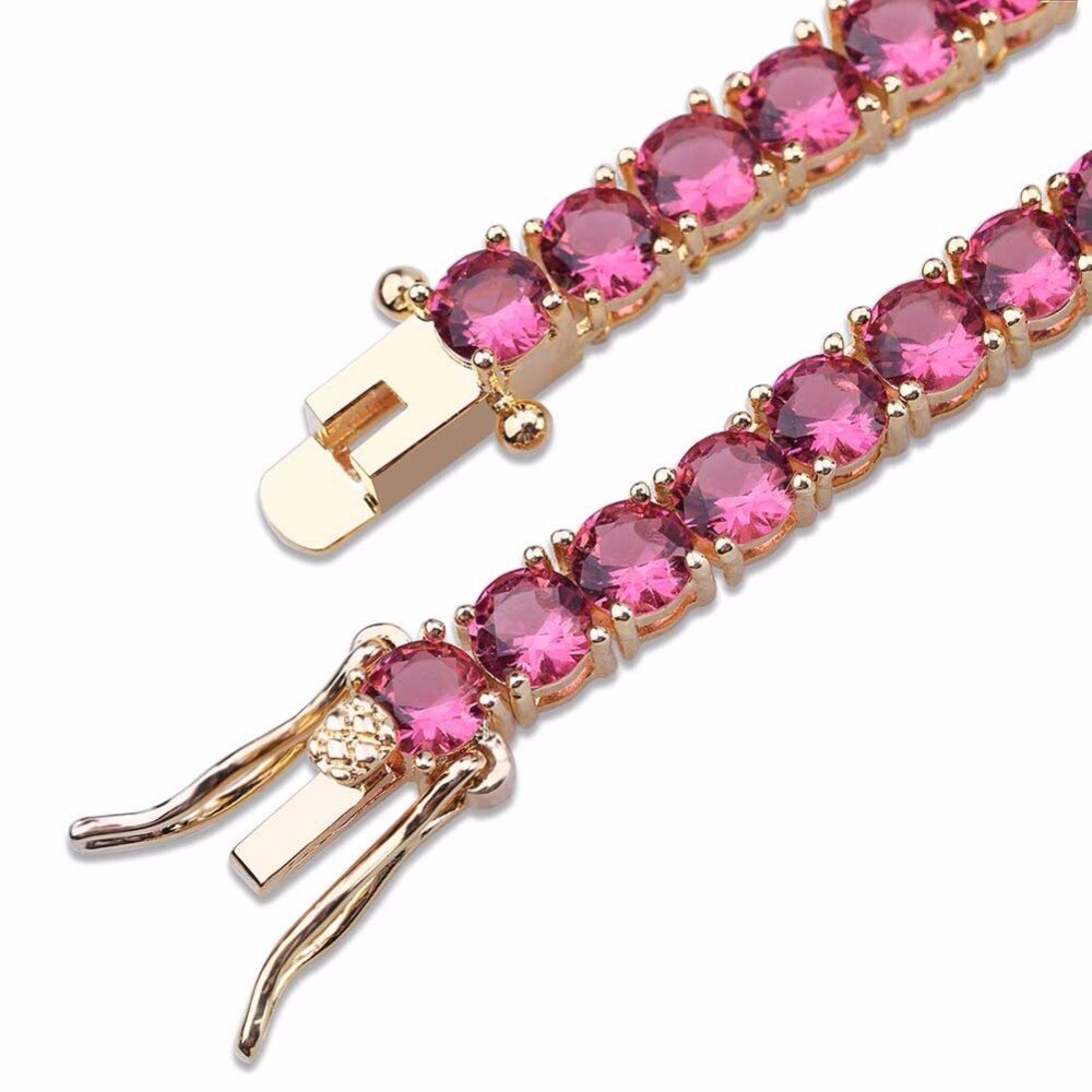 4MM TENNIS CHAIN copper  A CZ
