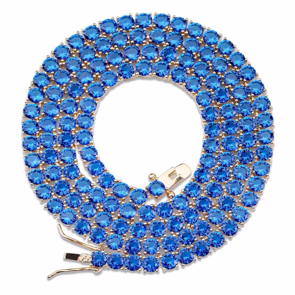 4MM TENNIS CHAIN copper  A CZ
