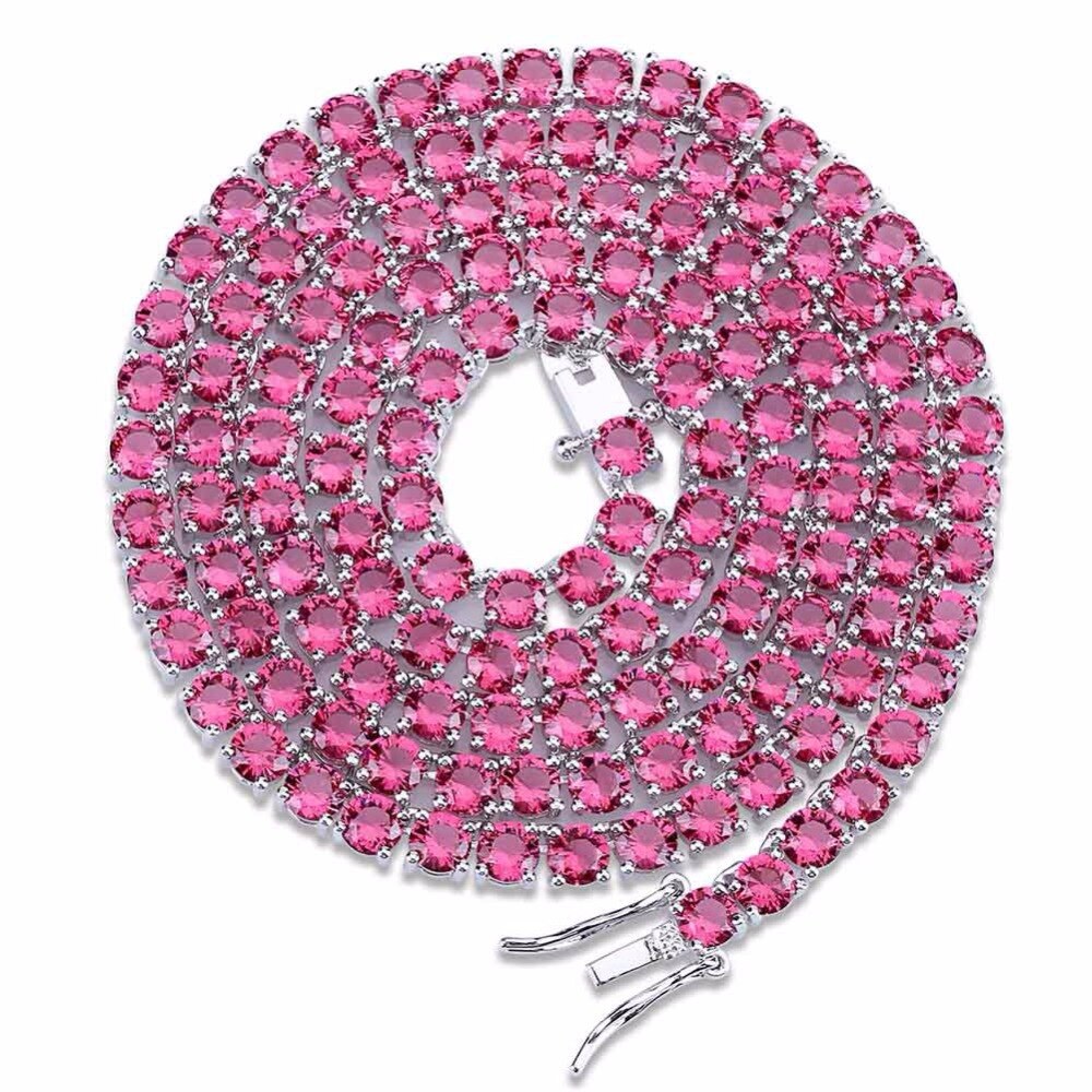 4MM TENNIS CHAIN copper  A CZ
