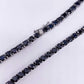 6MM TENNIS CHAIN Black Stones CZ