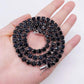 6MM TENNIS CHAIN Black Stones CZ