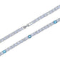 5MM TENNIS CHAIN Two Tone AAA CZ by FIRSTSIGHT