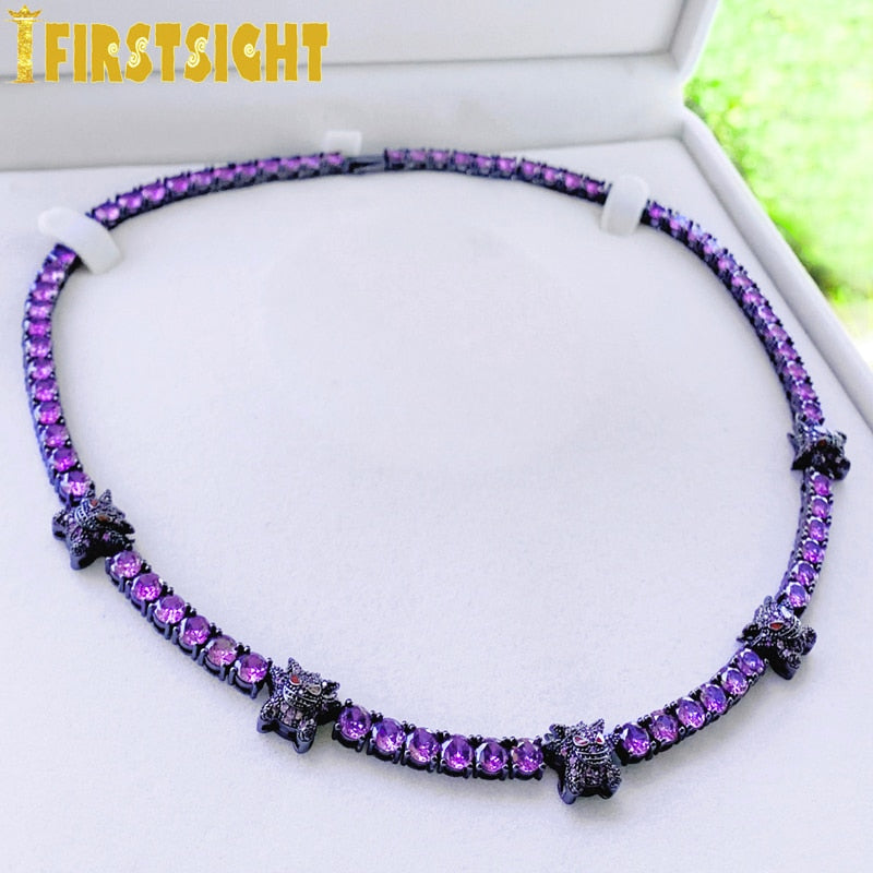 5MM LITTLE DEVIL TENNIS CHAIN by SWAYED