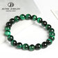 Jd High Quality Blue Tiger Eye Buddha Bracelets Natural Stone Round