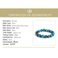Jd High Quality Blue Tiger Eye Buddha Bracelets Natural Stone Round