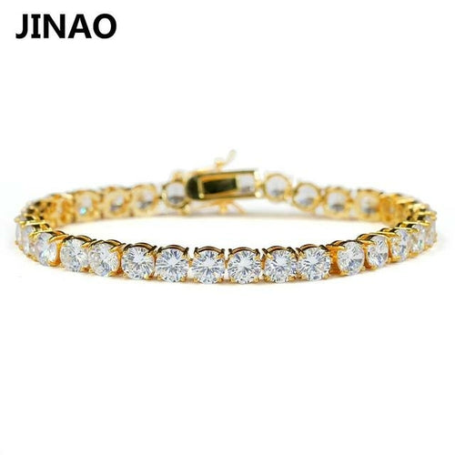 6MM TENNIS BRACELET AAA CZ by JINAO