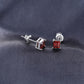 Jewelrypalace Square Genuine Princess Cut Red Garnet 925 Sterling