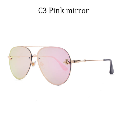 Luxury Designer Rimless Sunglasses Year Round Fashion