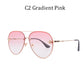 Luxury Designer Rimless Sunglasses Year Round Fashion