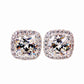Luxury Female Crystal Zircon Stone Earrings Fashion Silver Color