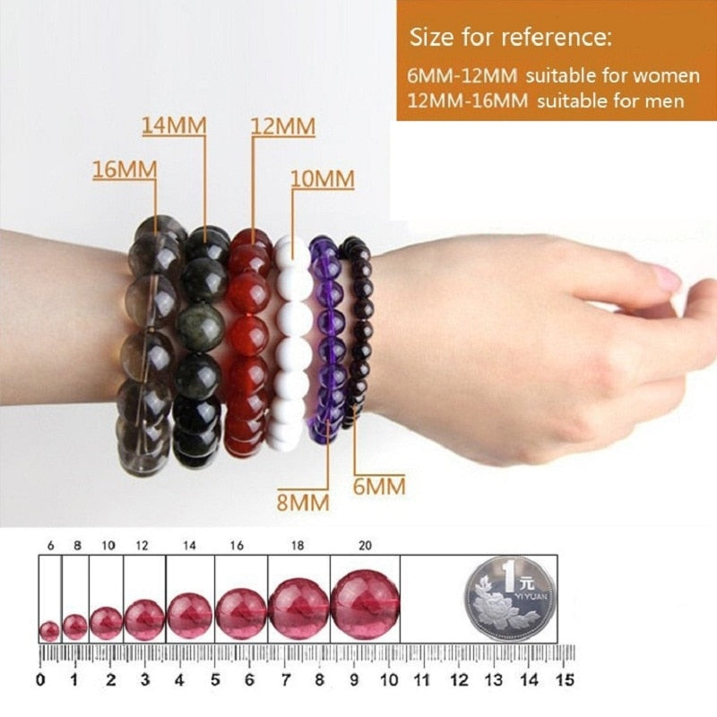 Natural Black Obsidian Matte PiXiu Beaded Charm Bracelet Brave Troops