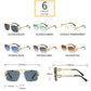 Newest Gradient Sunglasses Fashion Wood and Metal Frameless