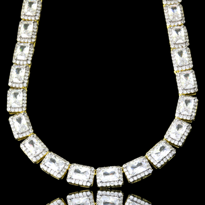 6MM SQUARE TENNIS CHAIN .. SHOWY