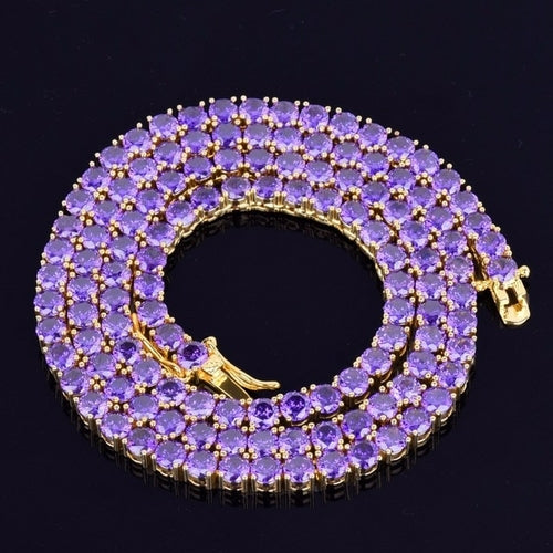 4MM/5MM TENNIS CHAIN AA CZ by AOKAISHEN