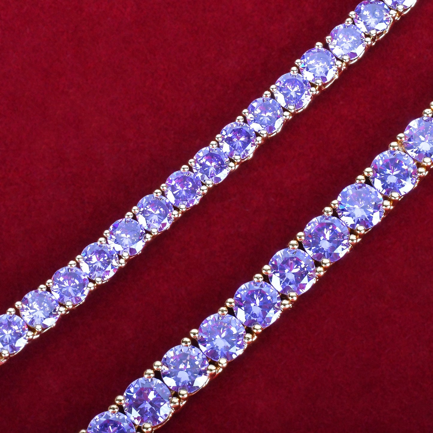 4MM/5MM TENNIS CHAIN AA CZ by AOKAISHEN