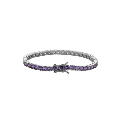 4MM TENNIS BRACELET light purple