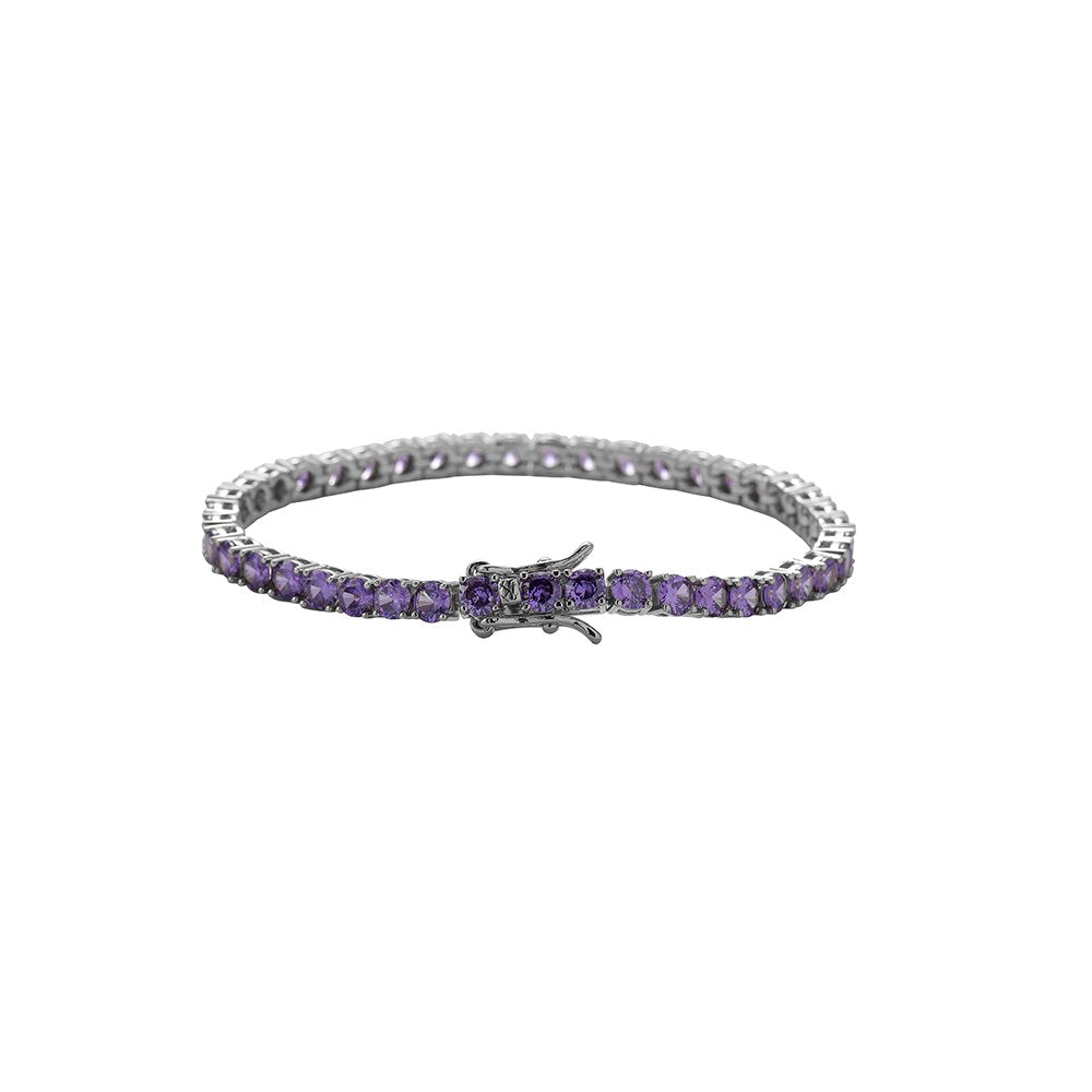 4MM TENNIS BRACELET light purple