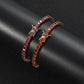 4MM TENNIS BRACELET Deep Red