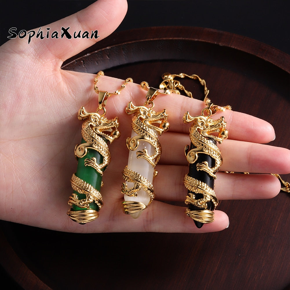 Sophiaxuan New Design Pendant Necklaces Female Women Men Gold Color