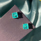 Vintage 100% 925 Silver Paraiba Tourmaline Gemstone Birthstone Ear