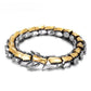 Vintage Mens Jewellery Hip Hop Punk Head Dragon Lin Bracelet Retro