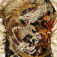 Yokosuka Embroidered Double Sided Jacket Moonlight Dragon Peony Cherry