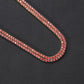 4MM TENNIS CHAIN Ruby Red BRASS by TUNKALL