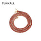4MM TENNIS CHAIN Ruby Red BRASS by TUNKALL