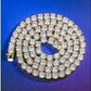 4MM TENNIS CHAIN AAA CZ by ROCK