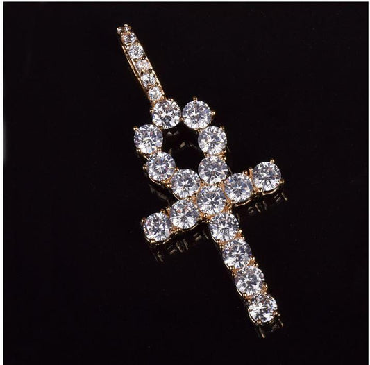 3MM TENNIS CHAIN with ANKH the HOLYGRAIL