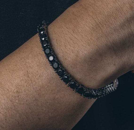 4MM TENNIS BRACELET AAA CZ 925 SILVER by SPARKLE