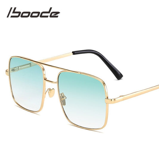 iboode New Brand Design Double Beam Square Sunglasses  UV400