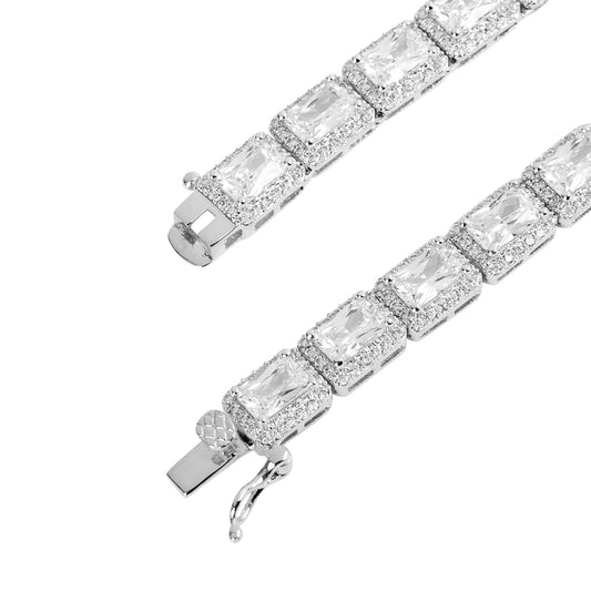 6MM SQUARE TENNIS CHAIN AAA CZ